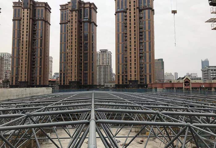 图们螺栓球网架结构