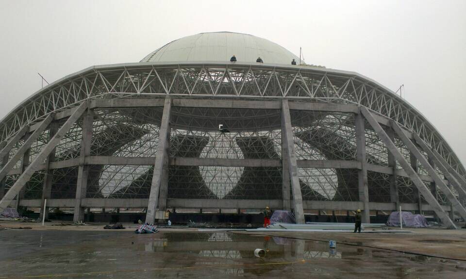 图们温泉馆网架工程