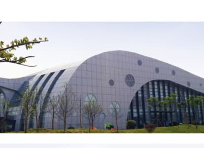 图们会议中心外景网架工程